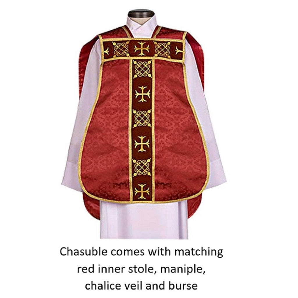 R.J. Toomey Trastevere Collection Red Chasuble with Accessories – Angel ...