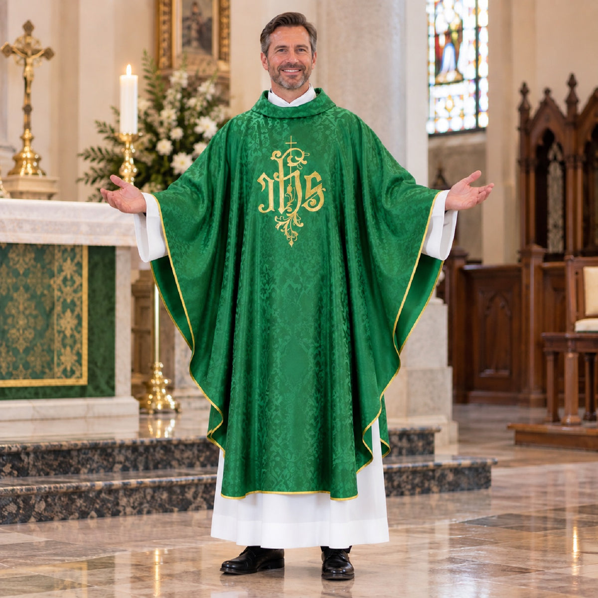 R.J. Toomey Sacrament Collection Chasuble with Inner Stole