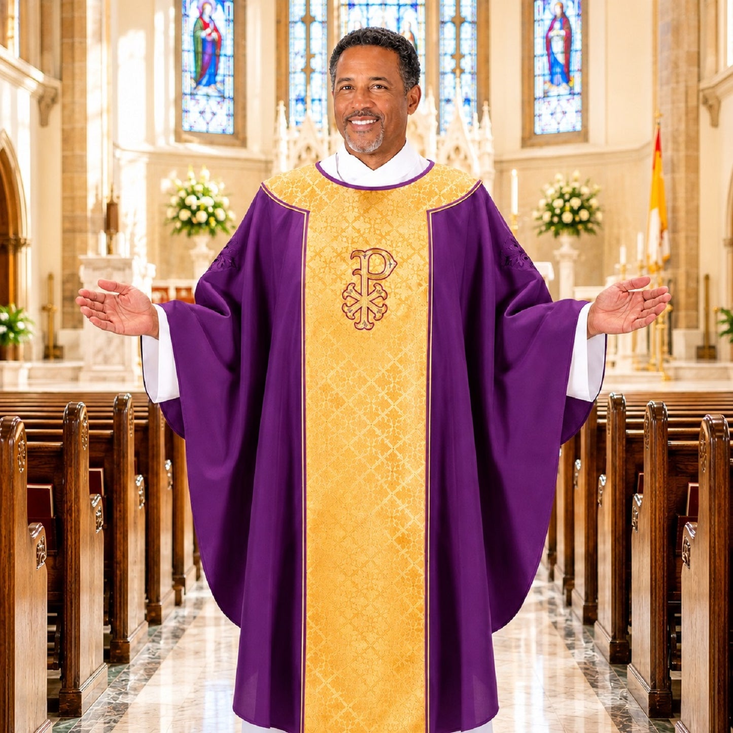 R.J. Toomey Terracina Collection Chasuble with Inner Stole