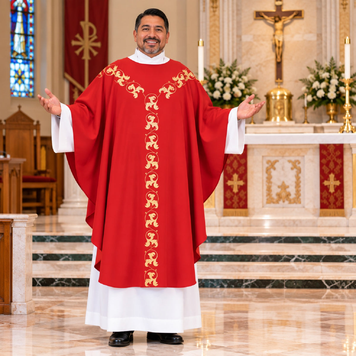 R.J. Toomey Vinea Gloria Collection Chasuble with Inner Stole