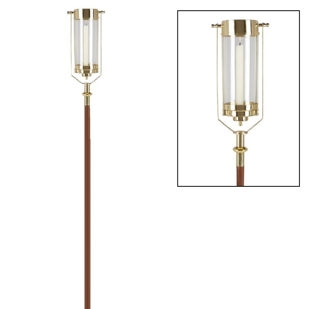 sudbury-brass-clear-56h-swinging-processional-torch-d4025