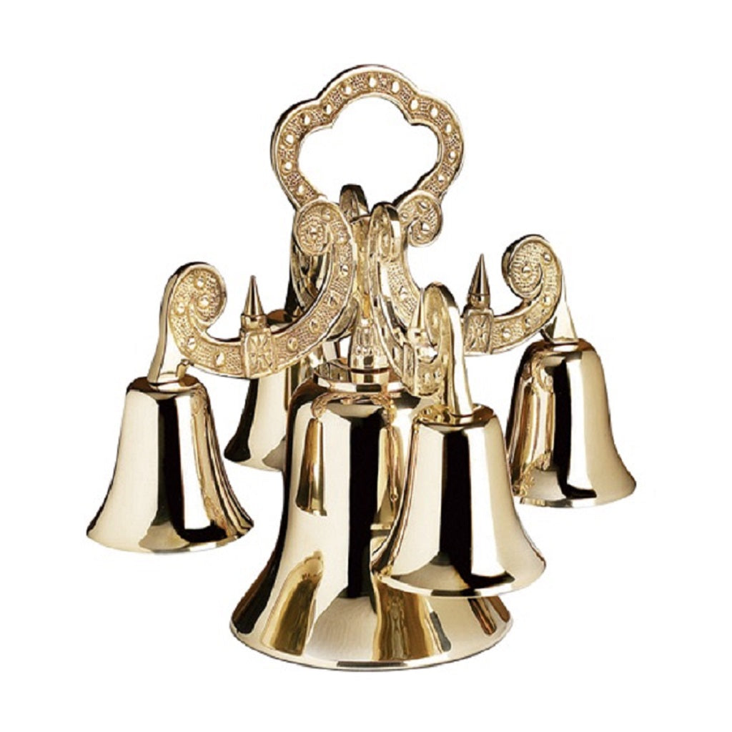 Sudbury Brass Basilica Series Five-Bell Altar Bell Set – Angel Direct Inc