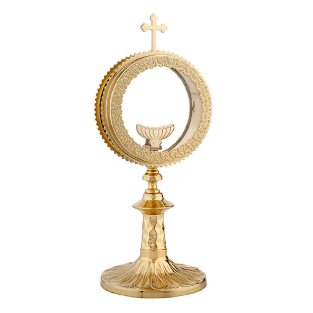 sudbury-brass-cross-9h-embossed-monstrance-r5333