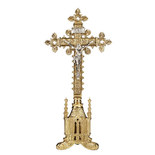 Sudbury Brass San Pietro Series 17-1/2"H Crucifix-WC859