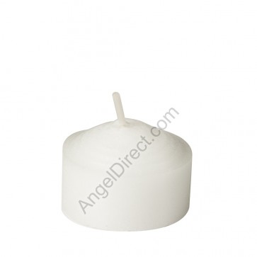 Dadant Candle White, Molded Wax, 4-Hour Straight-Side Votive Candle - 3GR Case