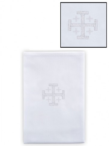 R.J. Toomey 100% Linen Jerusalem Cross Lavabo Towel - Pack of 4