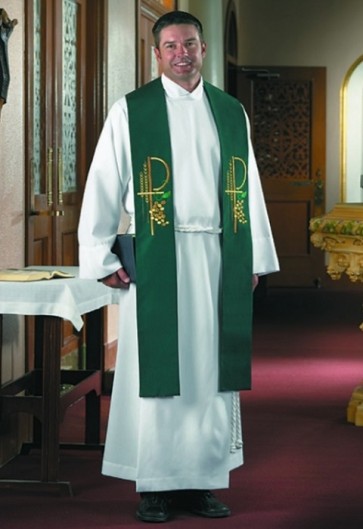 R.J. Toomey Eucharistic Collection Green Overlay Stole