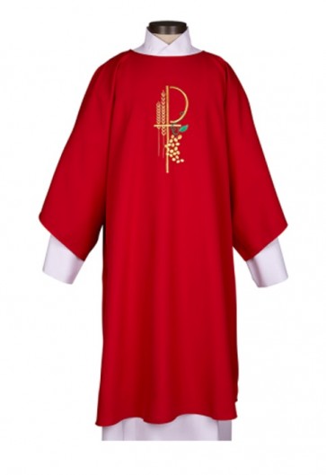 R.J. Toomey Eucharistic Collection Red Dalmatic with Inner Stole