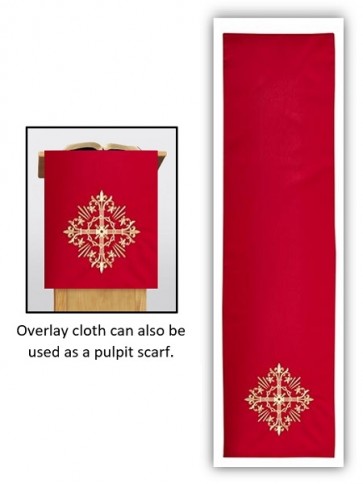 R.J. Toomey Holy Trinity Collection Red Overlay Cloth