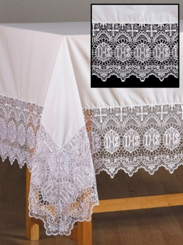 R.J. Toomey IHS Lace Altar Frontal
