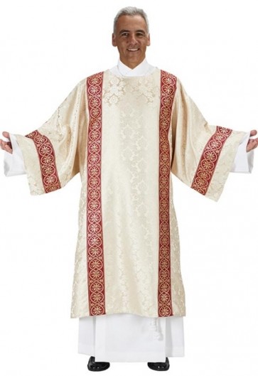 R.J. Toomey Monreale Collection Ivory Dalmatic with Inner Stole