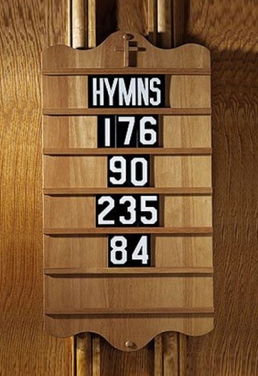 Robert Smith Replacement Set Of Numerals For Hymn Board