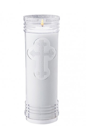 Root Candle Plastic, 8-Day, Paraffin-Based Sanctuary Candle - Case Of 24 Candles
