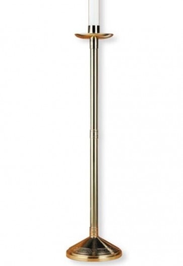 Sudbury Brass Cathedral Series 44"H Paschal Candleholder