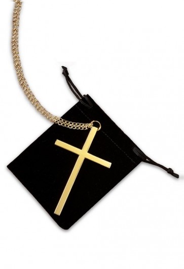 Sudbury Brass Gold Plate Pectoral Cross - Pack of 3 Crosses