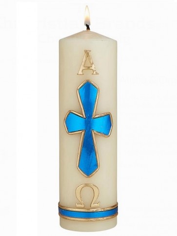 Will & Baumer Alpha and Omega Wax Devotional Candle