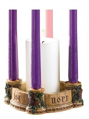 Avalon Gallery 2-1/4"H Fioretti Collection Advent Candleholder