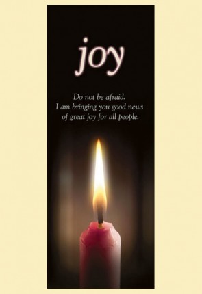 Celebration Banners Advent Candle Series "Joy" 23"W X 63"H Worship Banner