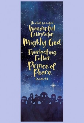 Celebration Banners December Series "Prince of Peace" 23"W X 63"H Worship Banner