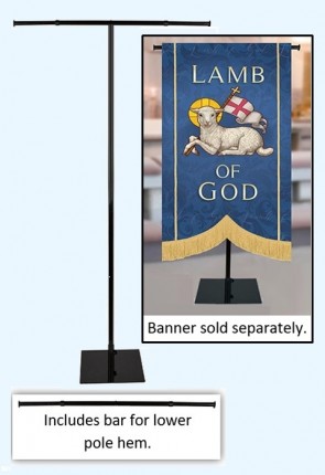 Celebration Banners Dual-Adjustable Banner Stand for T-Pole Banners