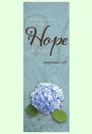 Celebration Banners Lift Up Your Heart Series "Hope" 23"W X 63"H Worship Banner