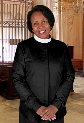 R.J. Toomey "Women's Classic" Long-Sleeve, Neckband Collar Clergy Shirt
