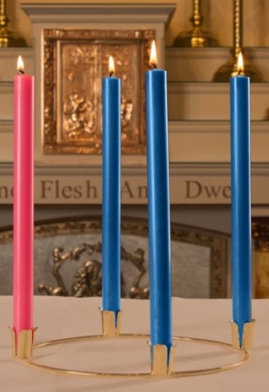 Dadant Candle 7/8"D Paraffin-Based Advent Candle Set