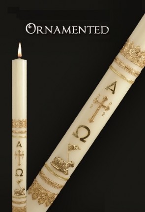 Dadant Candle Classic Series "Ornamented" Paschal Candle