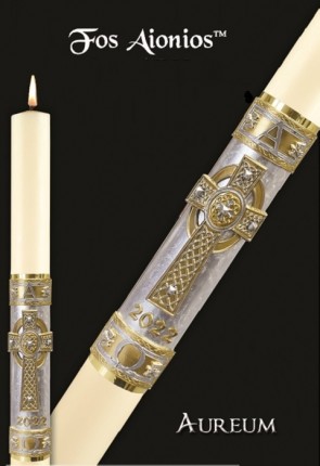 Dadant Candle Fos Aionios Series "Aureum" Paschal Candle