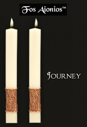 Dadant Candle Fos Aionios Series "Journey" Side Altar Candles