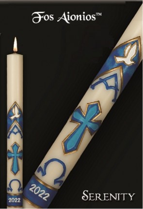 Dadant Candle Fos Aionios Series "Serenity" Paschal Candle