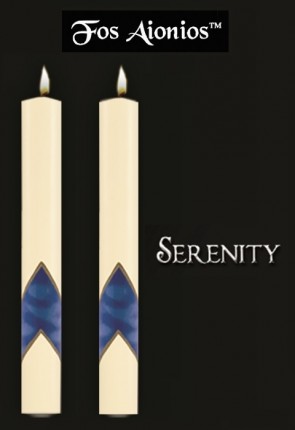 Dadant Candle Fos Aionios Series "Serenity" Side Altar Candles