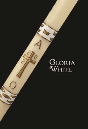 Dadant Candle Gloria Series White Paschal Candle