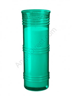 Dadant Candle Green, 5-Day, Plastic Inner Light - Case of 24 Candles