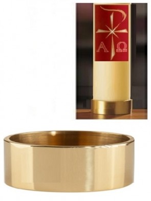 Excelsis Products Brass Christ Candle Socket