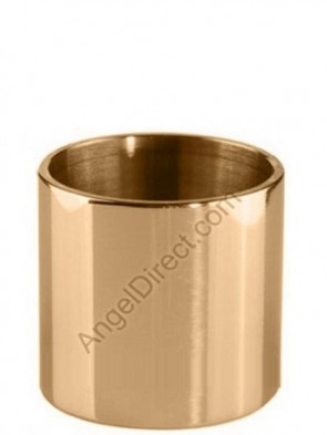 Excelsis Products Bronze-Plated Candle Socket with High-Polish Finish