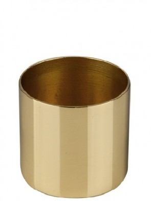 Excelsis Products Bronze-Plated Candle Socket with Satin Finish
