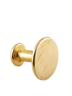 R.J. Toomey #2 Long-Shank Brass Collar Buttons - Set Of 12