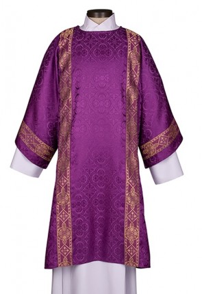 R.J. Toomey Avignon Collection Purple Dalmatic with Inner Stole