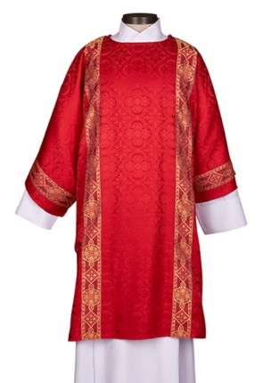 R.J. Toomey Avignon Collection Red Dalmatic with Inner Stole