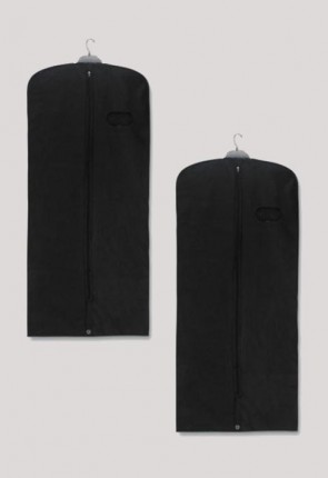 R.J. Toomey Black, 62" Long Vestment/Garment Travel Bag - Set Of 2 Bags