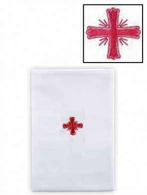 R.J. Toomey Cotton/Linen Greek Cross Lavabo Towel - Pack of 3
