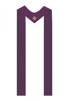 R.J. Toomey Maltese Cross Purple Understole