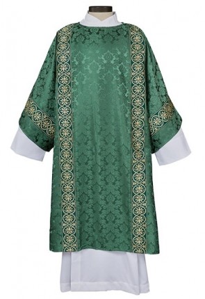 R.J. Toomey Monreale Collection Green Dalmatic with Inner Stole