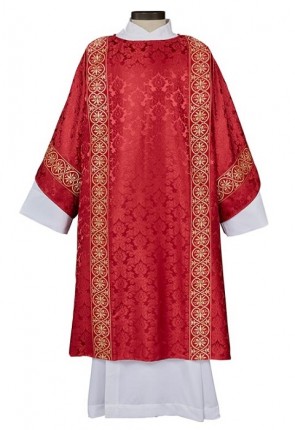 R.J. Toomey Monreale Collection Red Dalmatic with Inner Stole