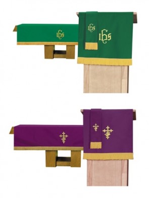 R.J. Toomey Reversible Purple/Green Three-Piece Parament Set