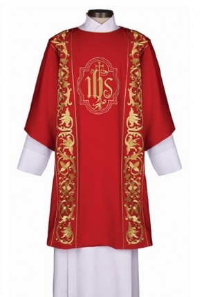 R.J. Toomey Roma Collection Red Dalmatic with Inner Stole