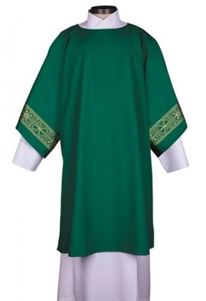 R.J. Toomey San Damiano Collection Green Dalmatic with Inner Stole