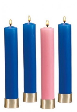 Root Candle 2"D Paraffin-Based Advent Candle Set