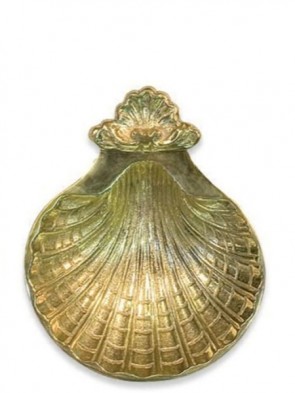 Sudbury Brass 4-1/4"W Brass Baptismal Shell